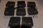 Lot Of (8) Used External Speakers For Mobile Radios - Various Brands!. Fixed Price $31.00.