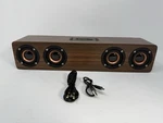 Cuifati Bluetooth Speaker, Wooden Surround Sound For Laptop, Cellphone. Fixed Price $26.50.