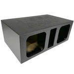 Mega Super Bass Series Enclosure Subwoofer Box Ported 2X10" Square Kicker. Fixed Price $129.00.