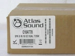 Atlas Sound C10AT70 8" Dual Cone Ceiling Speaker Watt Transformer Ctokt. Fixed Price $47.00.