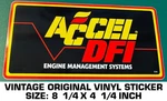 Accel Dfi Engine Management Systems - Vintage Original Vinyl Decal Sticker. Fixed Price $9.42.