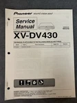 Pioneer XV-DV430 Service Manual Original W/schematics, Diagrams, Parts, Etc. Fixed Price $12.99.