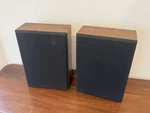 Vintage Yorx Model S-22A Good Working Condition Bookshelf Speakers Wood Grain. Fixed Price $59.99.