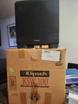 Klipsch Synergy KSW-100 Subwoofer Excellent Condition. Fixed Price $200.00.